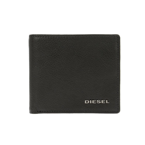 ディーゼル DIESEL メンズ 二つ折り短財布 X03363-PR013-H5239 ブラック