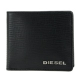 ディーゼル DIESEL メンズ 二つ折り短財布 X03456-P0685-T8013 ブラック