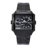 ゼロハリバートン デイト クオーツ メンズ 腕時計 ZW004B-02 ブラック